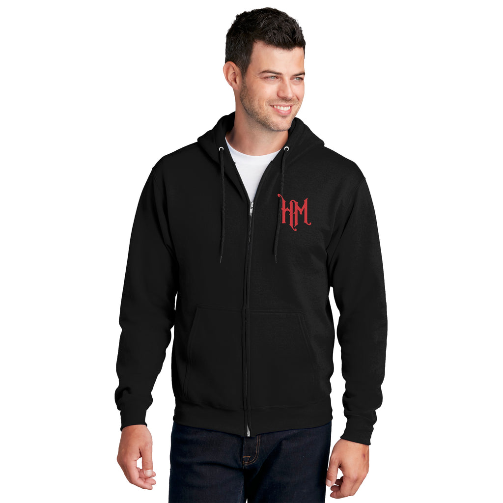 HM Zipper Hoodie Sweatshirt-Unisex