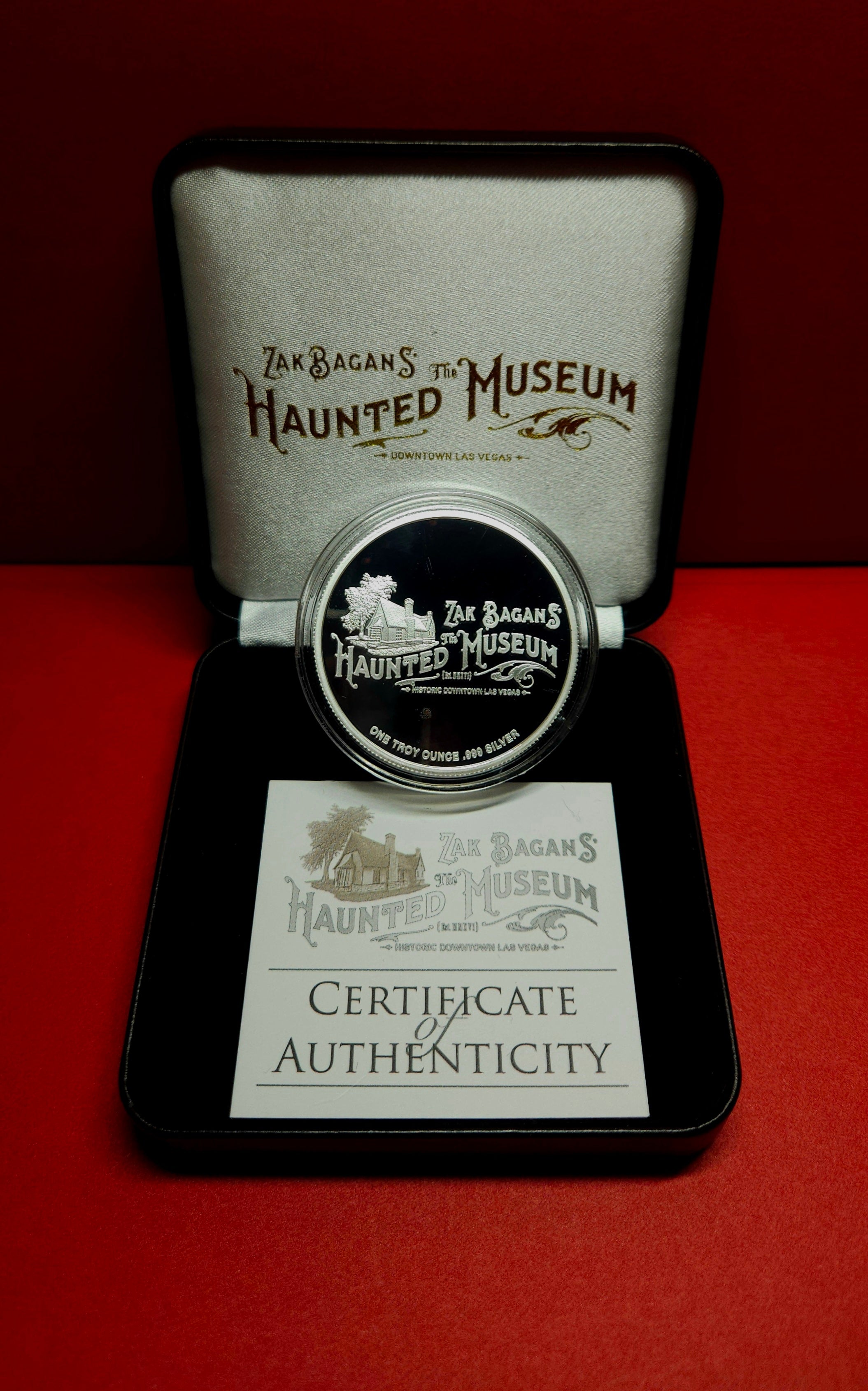 Pure Silver Limited Edition Collector Coin – The Haunted Museum