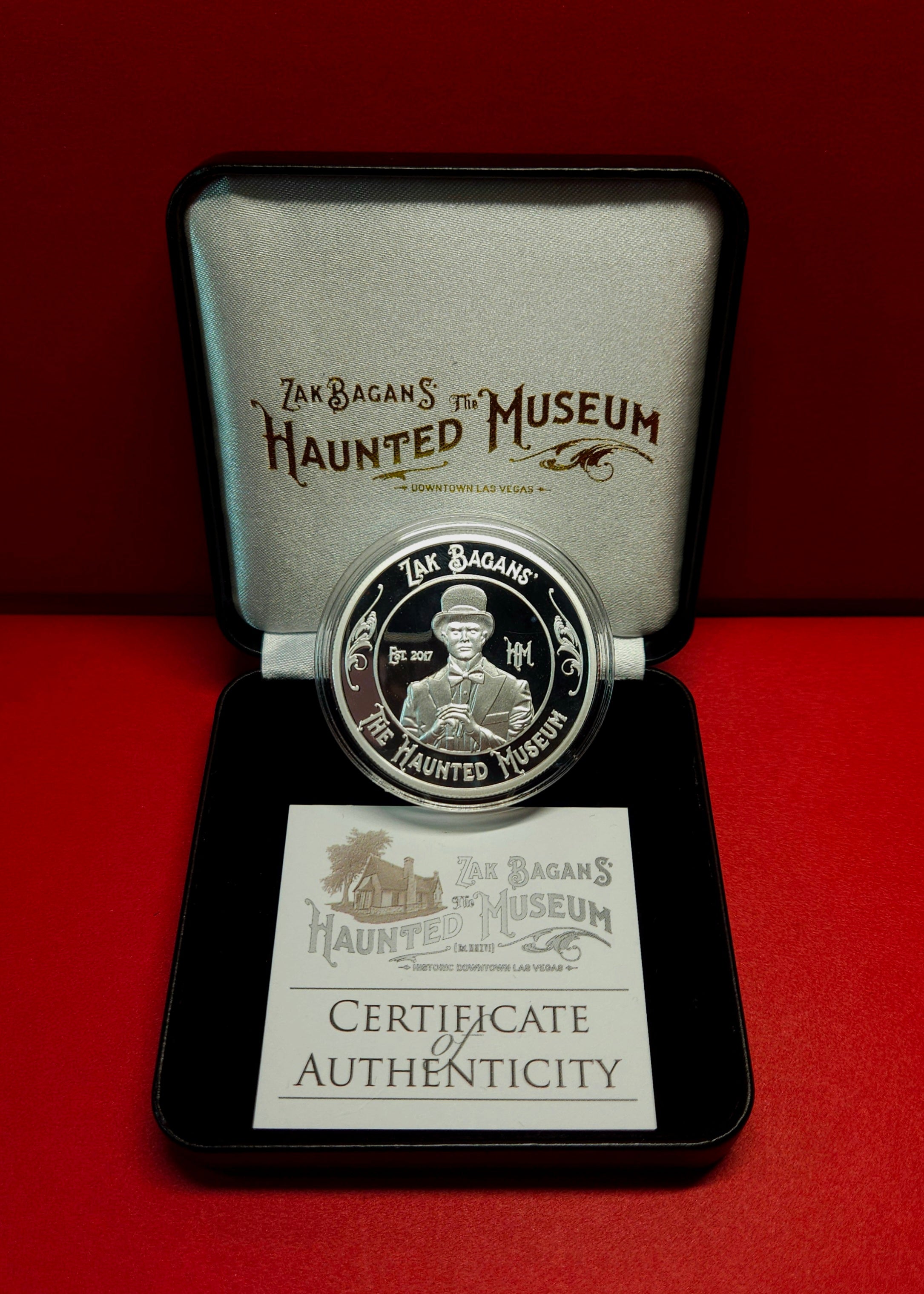 Pure Silver Limited Edition Collector Coin – The Haunted Museum