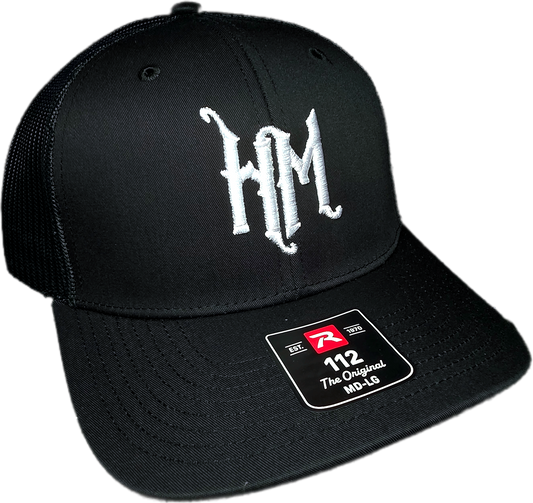 Black "HM" baseball cap