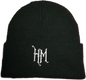 Black "HM" beanie