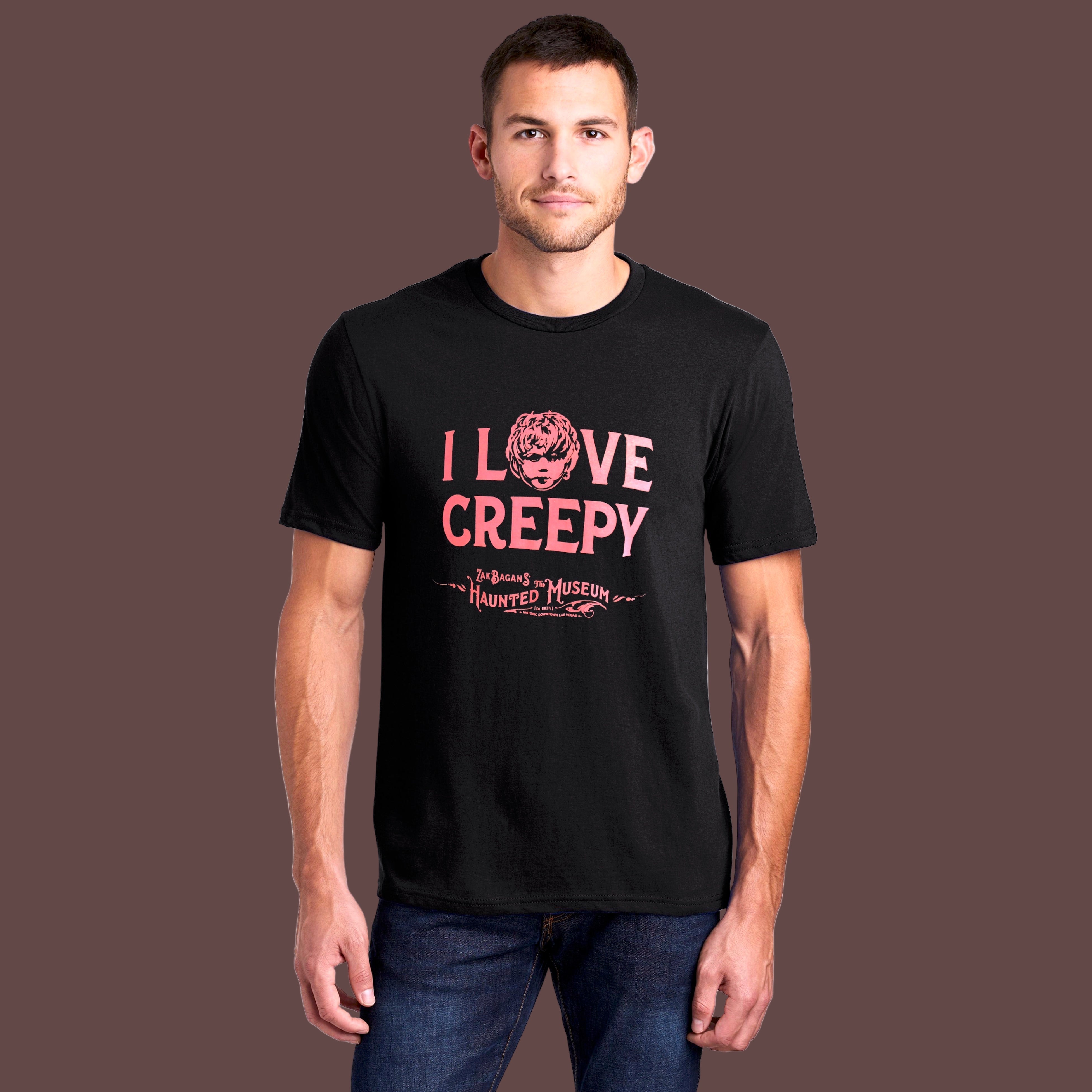 I Love Creepy Unisex T-Shirt – The Haunted Museum